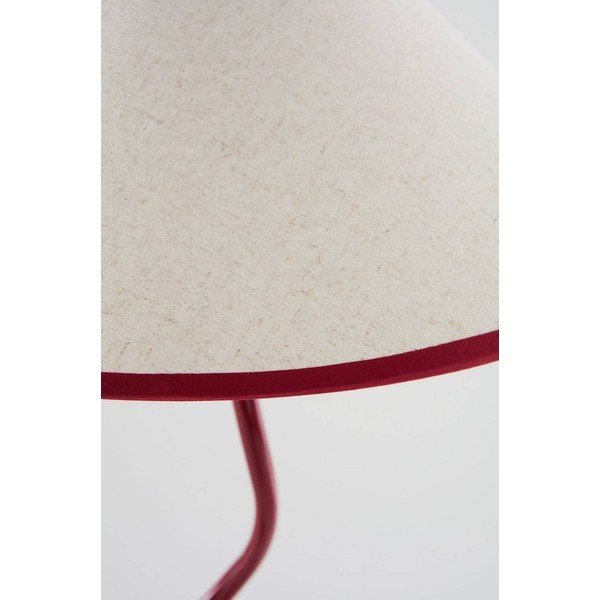 Červená/biela látková so stmievačom stojacia lampa (výška  148 cm) Juliet – Jotex-image-4