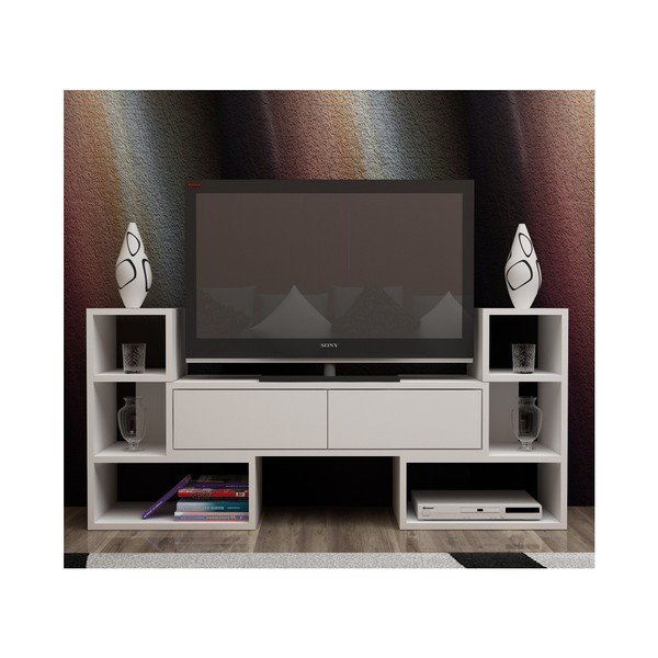 Biely TV stolík Mobito Design Sharp-image-2