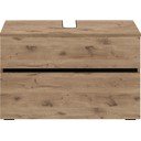 Skrinka pod umývadlo v dekore duba v prírodnej farbe 80x55 cm Wisla – Støraa