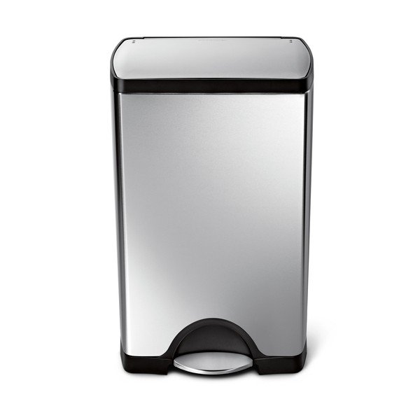 Pedálový odpadkový kôš z nerezovej ocele 38 l - simplehuman