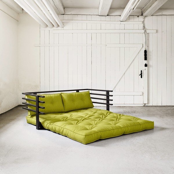 Rozkladacia pohovka Karup Funk Black/Pistacie-image-1