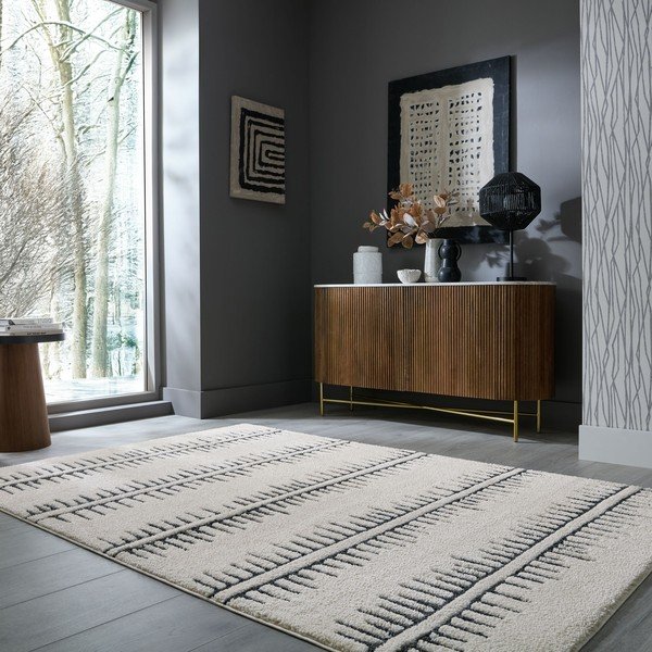 Krémovobiely koberec 120x170 cm Maple – Flair Rugs-image-1