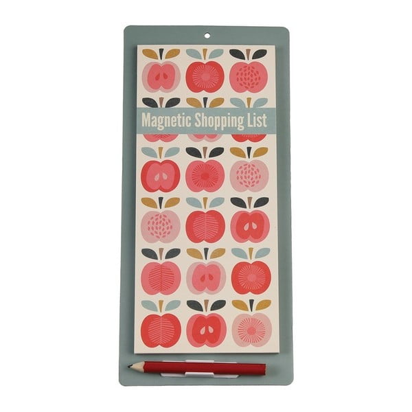 Magnetický blok na nákupný zoznam Rex London Vintage Apple