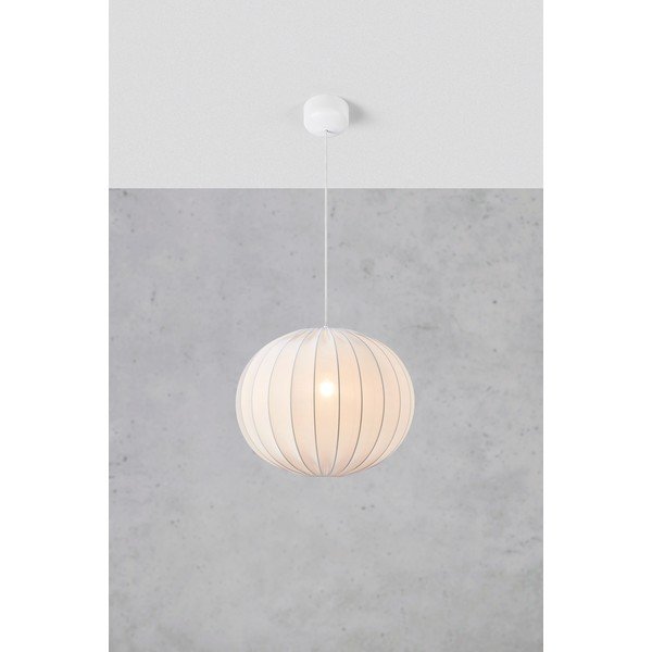 Biele závesné svietidlo ø 50 cm Solia – Markslöjd-image-3