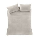 Béžové obliečky na dvojlôžko 200x200 cm Seersucker - Catherine Lansfield