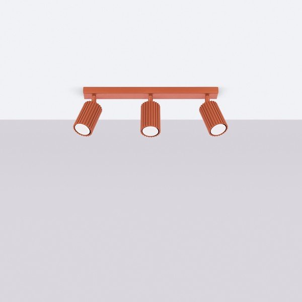 Bodové svietidlo v tehlovej farbe 6,5x45 cm Gleam – Sollux-image-4