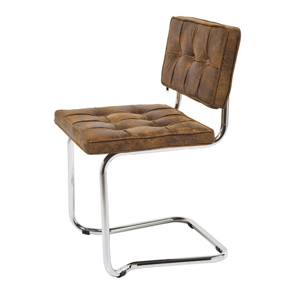 Hnedá stolička Kare Design Vintage