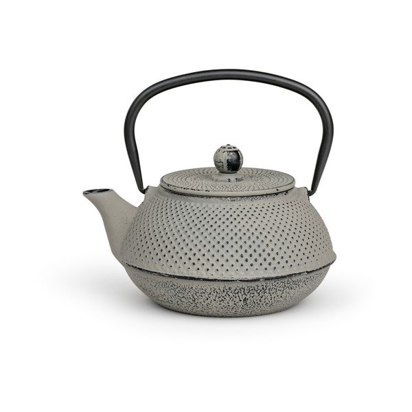 Sivá kanvica na čaj z liatiny 800 ml Jang – Bredemeijer