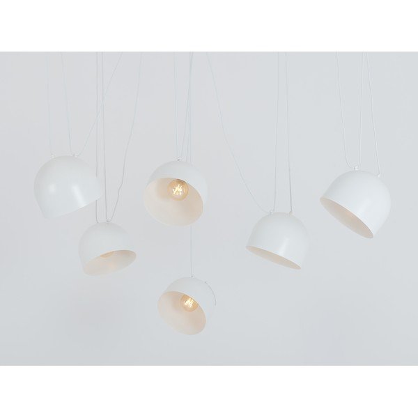 Biele závesné svietidlo s kovovým tienidlom 250x250 cm Popo - CustomForm-image-1