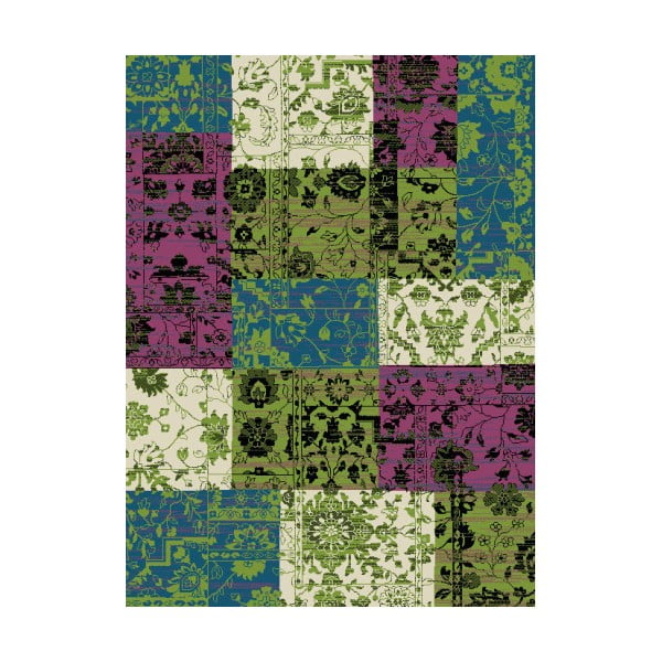 Zeleno-fialový koberec Hanse Home Prime Pile, 120 x 170 cm