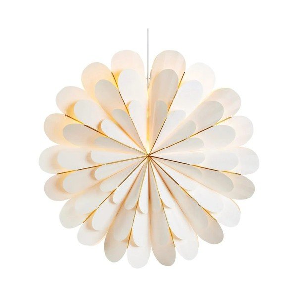 Biela vianočná svetelná dekorácia ø 45 cm Marigold – Markslöjd