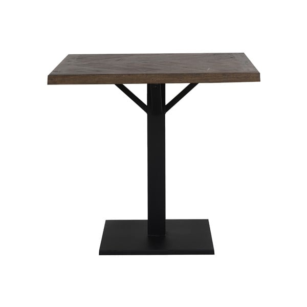 Tmavohnedý jedálenský stôl 80x80 cm Chisa – Light & Living