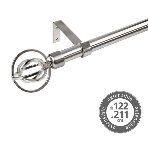 Kovová roztiahnuteľná garniža 122 - 211 cm – Casa Selección-image-1