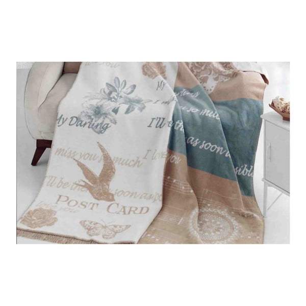 Bavlnená deka Aksu Alexa, 220 × 180 cm