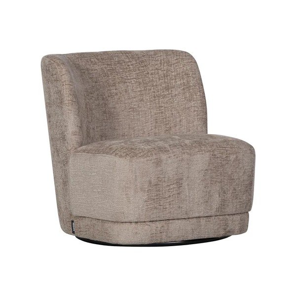 Svetlohnedé zamatové kreslo Atty – WOOOD