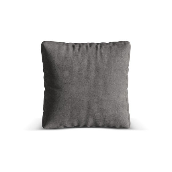 Sivý zamatový vankúš k modulárnej pohovke Martina – Micadoni 