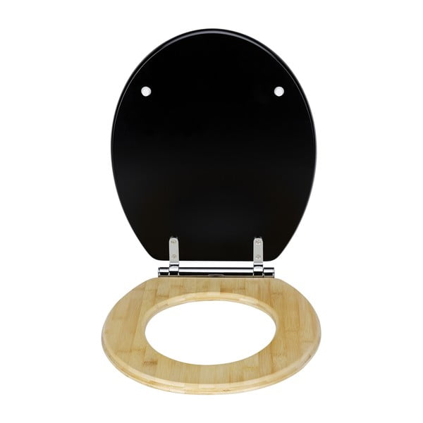 Záchodová doska s automatickým zatváraním 37 x 44 cm Bambusa – Wenko-image-3