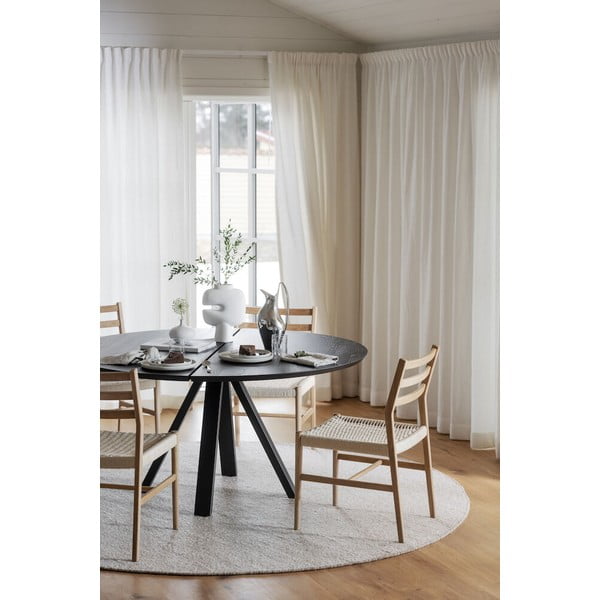 Okrúhly jedálenský stôl s doskou z dubového dreva 150x150 cm Carradale - Rowico-image-2