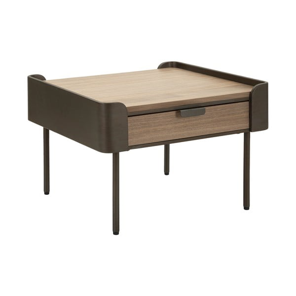 Hnedý konferenčný stolík z jedlového dreva 60x60 cm Toronto – Mauro Ferretti-image-2