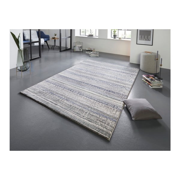 Sivo-modrý koberec Elle Decoration Arty Cachan, 120 × 170 cm-image-1
