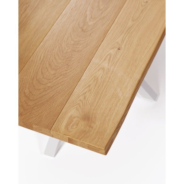Jedálenský stôl s doskou v dubovom dekore 90x160 cm Argo – Kave Home-image-3