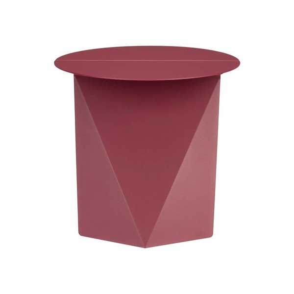 Kovový okrúhly odkladací stolík 45x46 cm Foldy – Zuiver-image-3