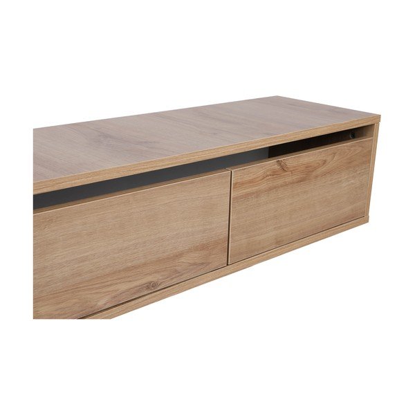 TV stolík v dekore duba v prírodnej farbe 180x30x25 cm Rust – Kalune Design-image-4