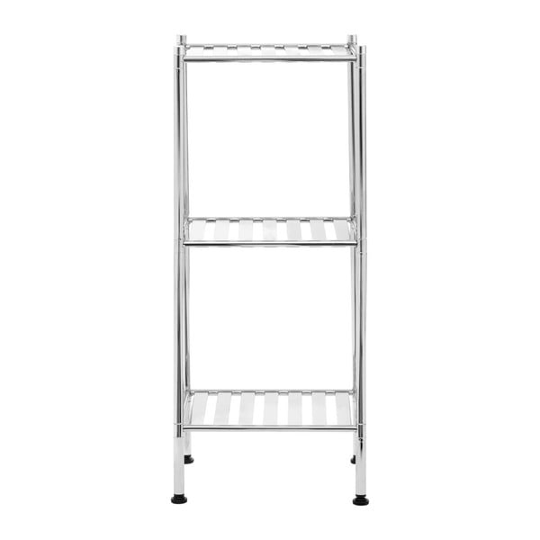 Kúpeľňový regál v striebornej farbe 34x80 cm – Premier Housewares-image-1