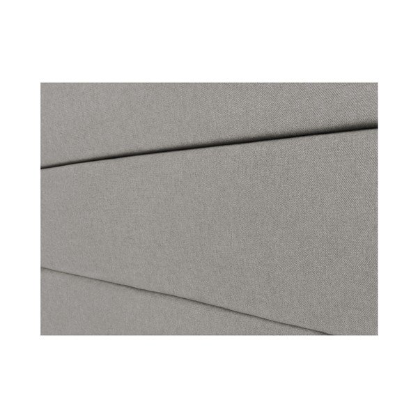 Svetlosivé čelo postele Mazzini Sofas Pesaro, 160 × 120 cm-image-3