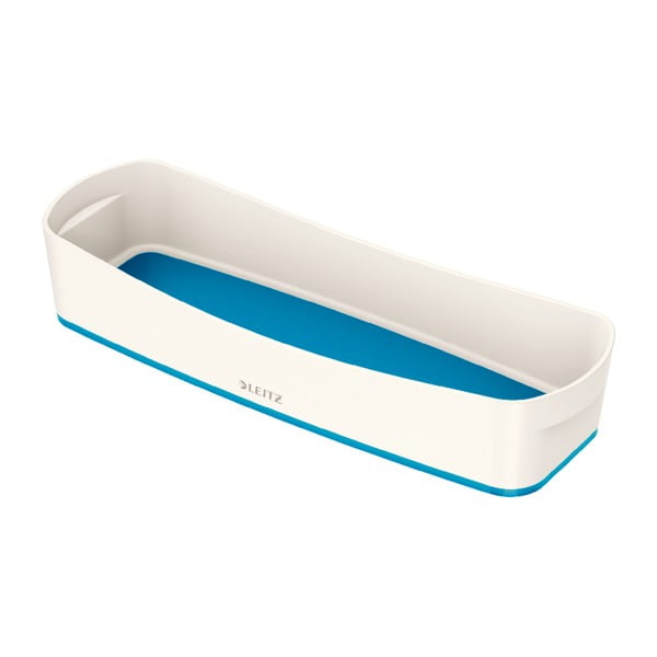 Bielo-modrý stolový organizér Leitz MyBox, dĺžka 31 cm