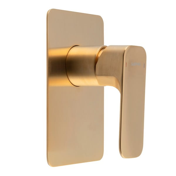 Podomietková sprchová batéria v zlatej farbe (1 výstup) Spy – Sapho