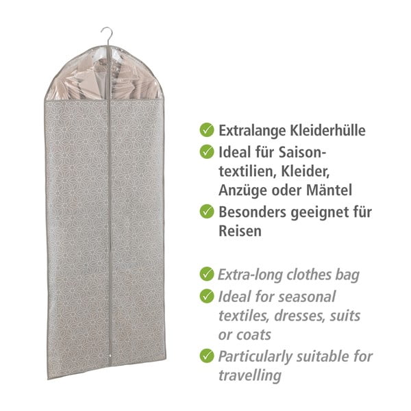 Béžový obal na obleky Wenko Balance, 150 x 60 cm-image-3