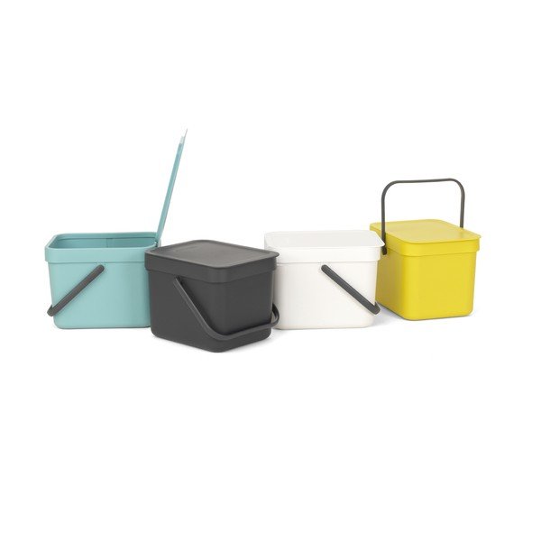 Sivý kôš Brabantia Sort & Go, 6 l-image-1