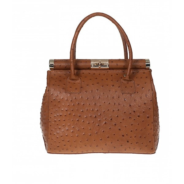 Hnedá kožená kabelka Giulia Bags Amalia
