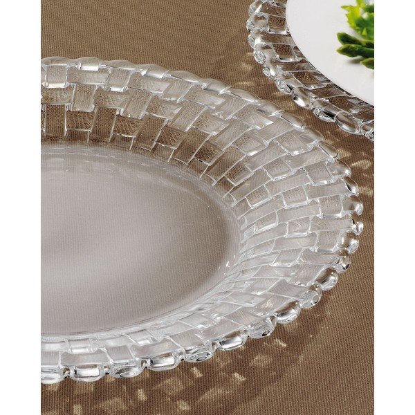 Sada 2 tanierov z krištáľového skla Nachtmann Bossa Nova, ⌀ 32 cm-image-1