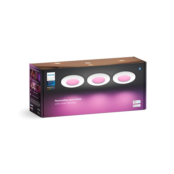 LED podhľadové inteligentné stropné svietidlo 3 ks 8 W Slim – Philips Hue-image-4
