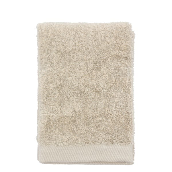 Béžový froté bavlnený uterák 50x100 cm Comfort – Södahl