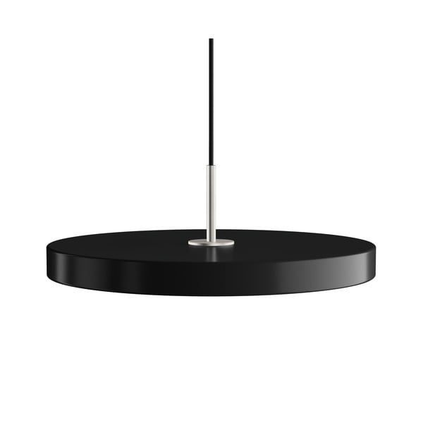 Čierne LED závesné svietidlo so stmievačom s kovovým tienidlom ø 43 cm Asteria Plus Medium – UMAGE