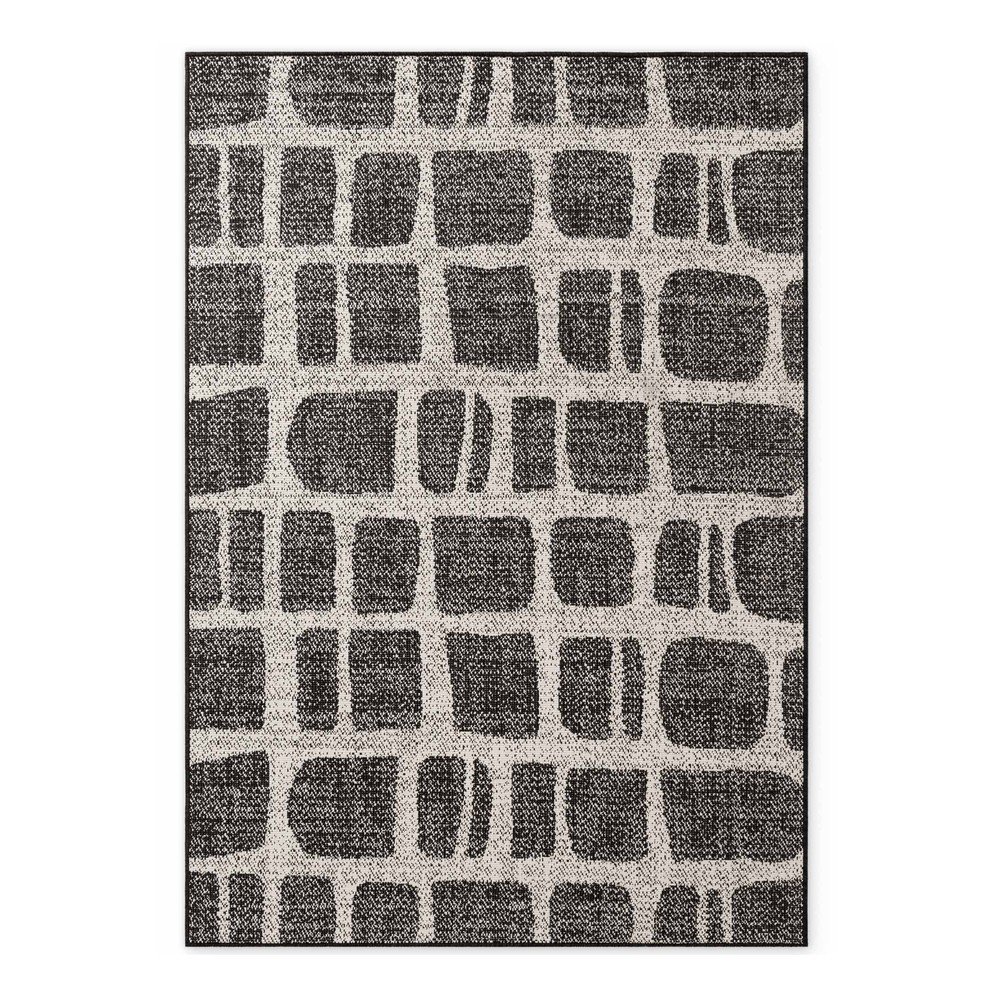 Čierny/krémovobiely vnútorný a vonkajší koberec 160x230 cm Haringey Ruskin – Ted Baker