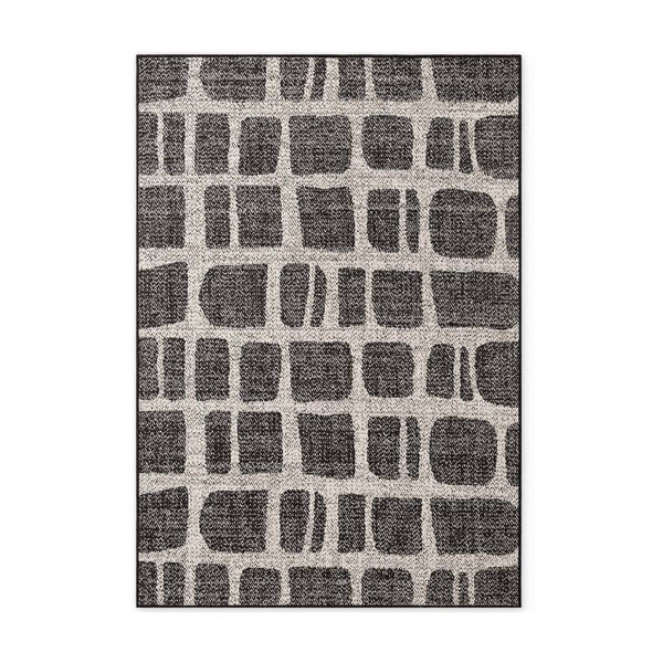 Čierny/krémovobiely vnútorný a vonkajší koberec 160x230 cm Haringey Ruskin – Ted Baker