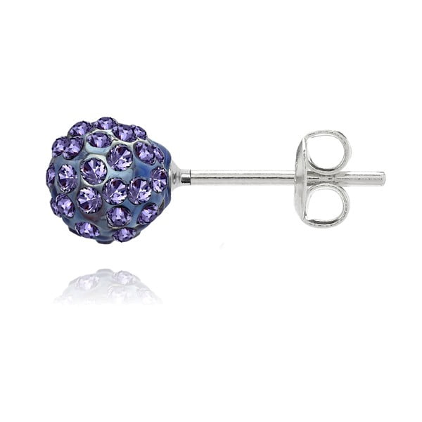 Náušnice so Swarovski Elements Rub Blue-image-1
