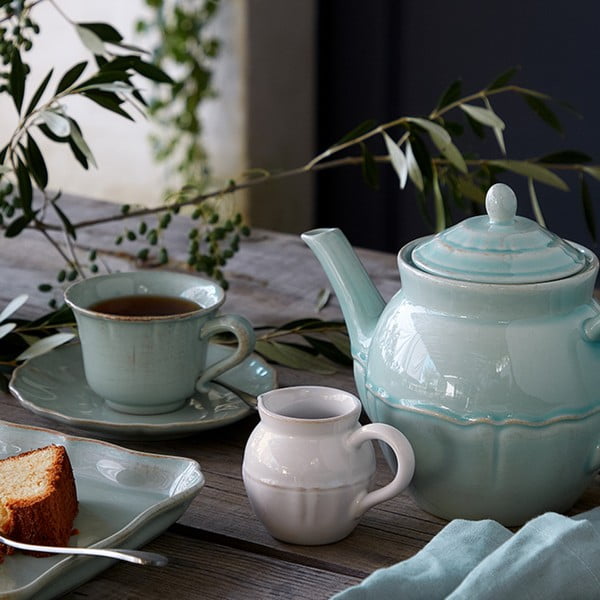 Modro-tyrkysová kanvica na čaj z kameniny 1,35 l Alentejo – Costa Nova-image-1