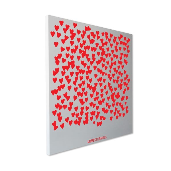 Magnetická tabuľa dESIGNoBJECT.it Lovestorming, 50 x 50 cm-image-2
