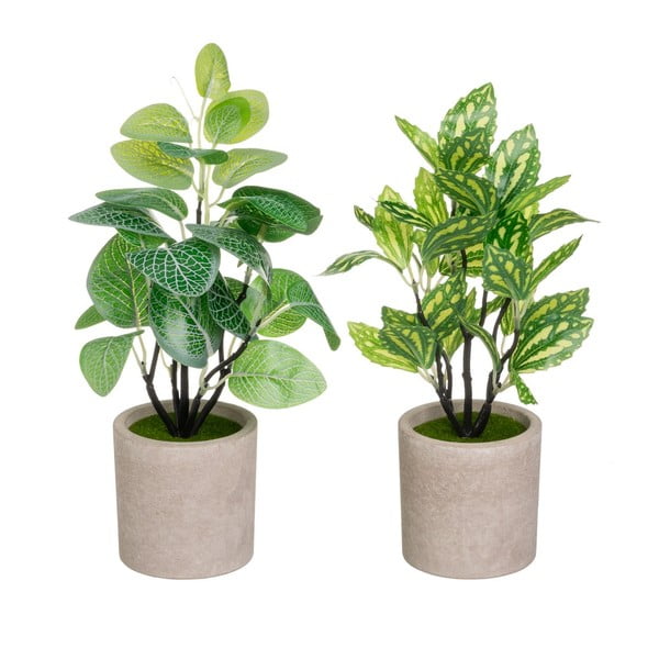 Umelé rastliny v súprave 2 ks (výška 28 cm) – Casa Selección