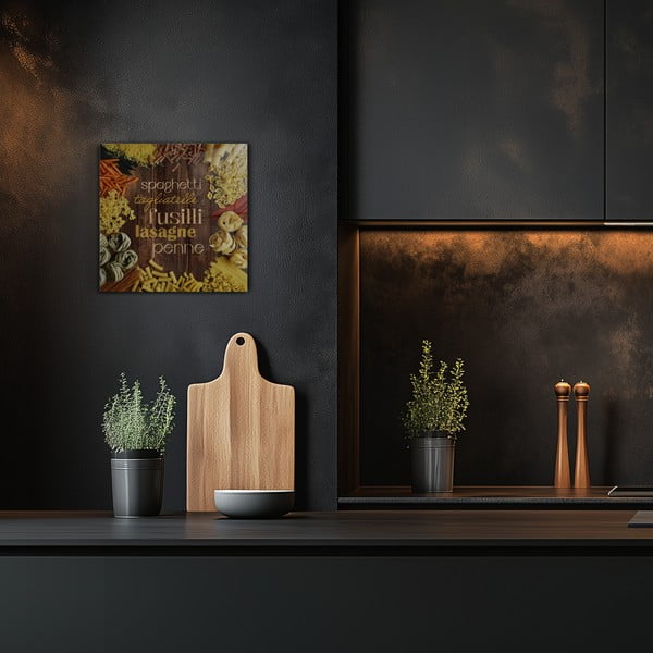 Sklenený obraz 30x30 cm Pasta – Styler-image-2