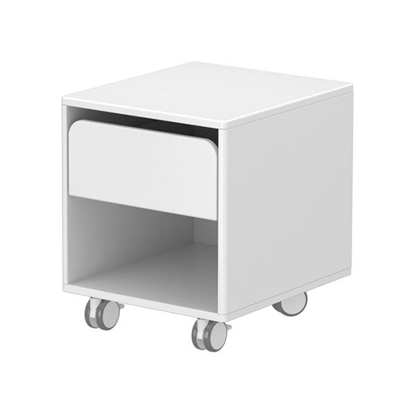 Biely detský nočný stolík Flexa Cabby-image-1