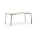 Oceľový záhradný jedálenský stôl 90x180 cm Brai – Kave Home