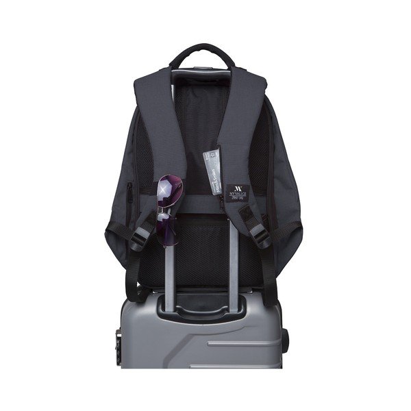 Tmavosivo-čierny batoh s USB portom My Valice SECRET Smart Bag-image-2