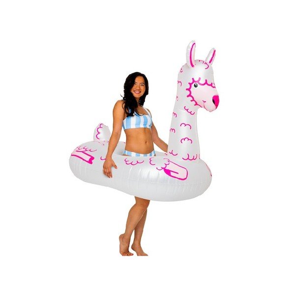 Nafukovací kruh v tvare lamy Big Mouth Inc.-image-1