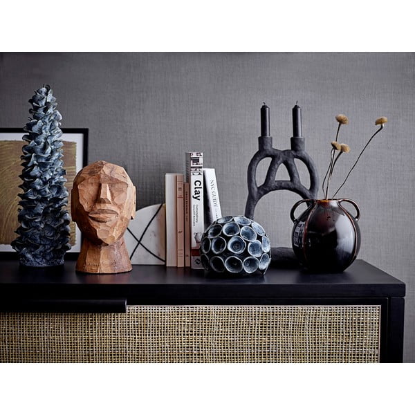 Čierny svietnik Bloomingville Ramina, výška 29 cm-image-1